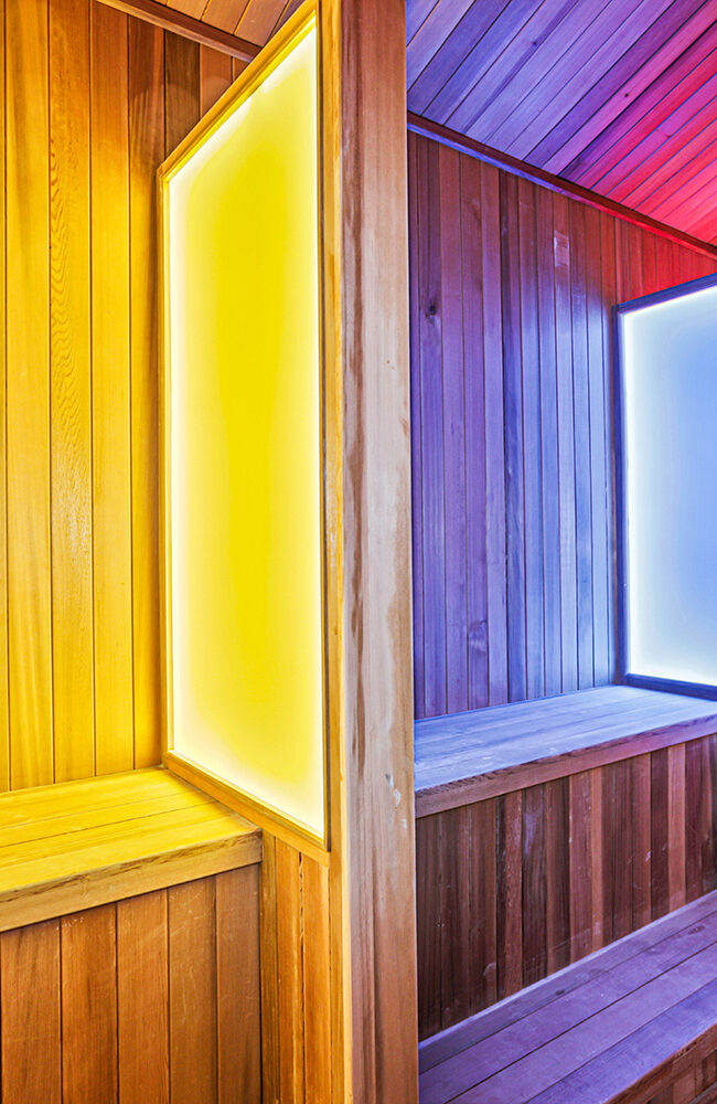 Chromotherapy Sauna